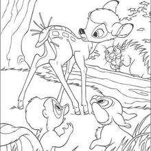 Bambi e o porco espinho