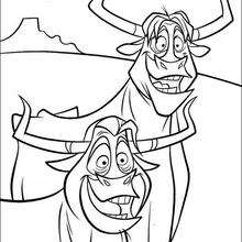 Desenhos para colorir de desenho de uma vaca maluca para colorir online  