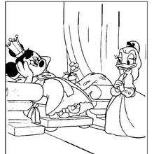 A Princesa Minnie com a sua amiga Margarida