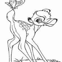 Bambi com a Borboleta