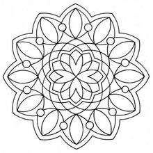 Desenho de Mandala flor para Colorir  Desenho de mandala, Mandala, Flores  para colorir