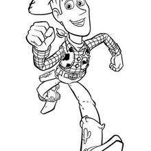 Woody correndo