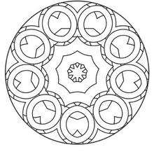 Desenho de Mandala 42 para colorir , imprimir o baixar. Pinta on-line com  um jogo de colorir desen…