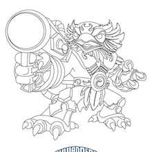 Desenho do JETVAC para colorir Skylanders Giants