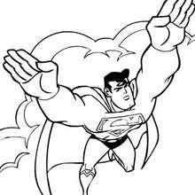 Pintando on-line do SUPERMAN