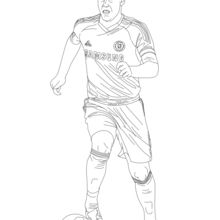 Desenhos de JOGADORES DE FUTEBOL para colorir - Desenhos para