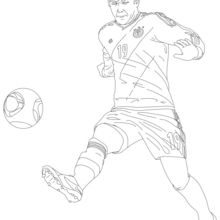 ▷ Desenhos de Futebol para colorir