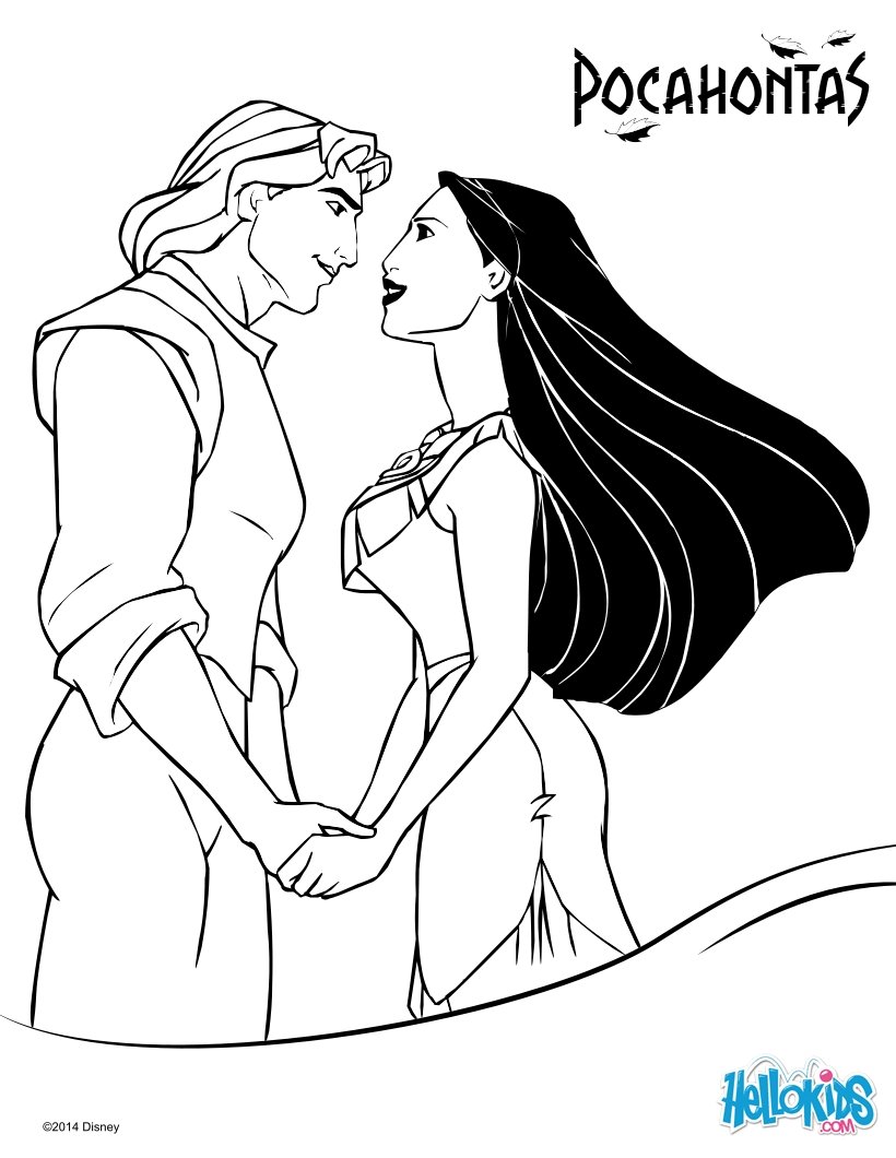 Pocahontas e John Smith