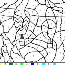 Desenhos para colorir de seguindo números 