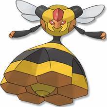 Desenho da Vespiquen, a abelha Pokémon para colorir