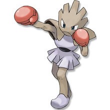 Desenho do pokémon Hitmonchan para colorir