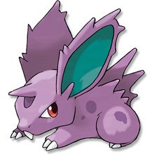 Desenho do pokémon Nidoran para colorir