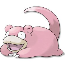 Desenho do pokémon Slowpoke para colorir