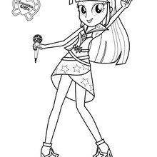 Desenhos Para Pintar - Desenhos das Equestria Girls My Little Pony