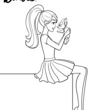 Jogos da Barbie para colorir e pintar