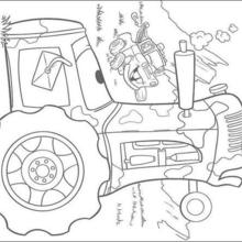 Desenho de Tractor para Colorir - Colorir.com