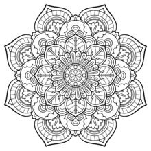 Desenhos para colorir de mandalas 