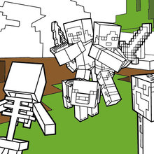 Minecraft Páginas para colorir: gratuitas e imprimíveis para crianças e  adultos