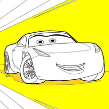 Carros 3: Prancheta Para Colorir - Ed. Online