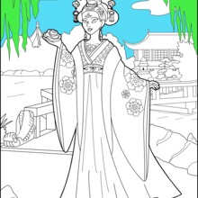 Desenho Para Colorir jogo dos erros - princesas - Imagens Grátis