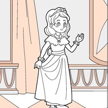 Princesa para colorir - Jogos para meninas : princesas, castelos e jóias !  Desenhos::Appstore for Android