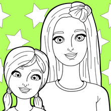 Desenhos para colorir de barbie, ken e suas amigas fadas para colorir  