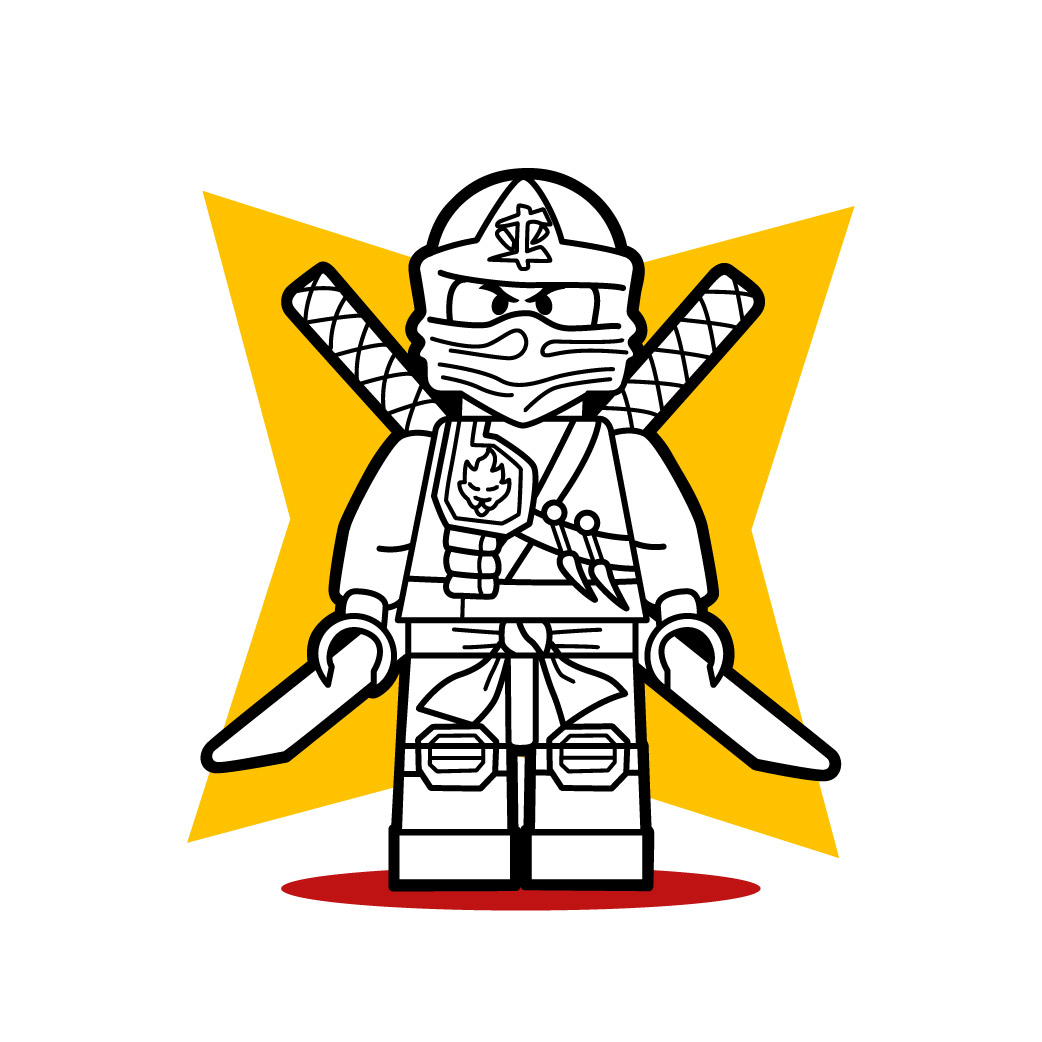 Páginas para colorir Lego Ninjago - A melhor coleção para crianças