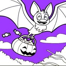 D'dia das Bruxas Doodle com personagens - Halloween - Just Color Crianças :  Páginas para colorir para crianças